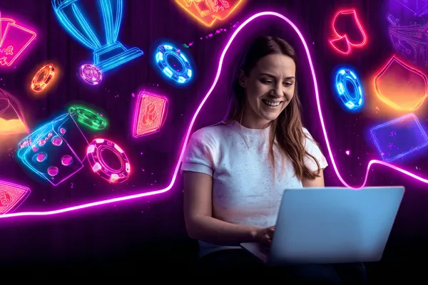 একটি উৎসবমুখর অনুষ্ঠানে স্মার্টফোন ব্যবহার করছেন একজন খেলোয়াড়—যা CD44–এর সম্পূর্ণ মোবাইল-ফ্রেন্ডলি অভিজ্ঞতাকে তুলে ধরে।